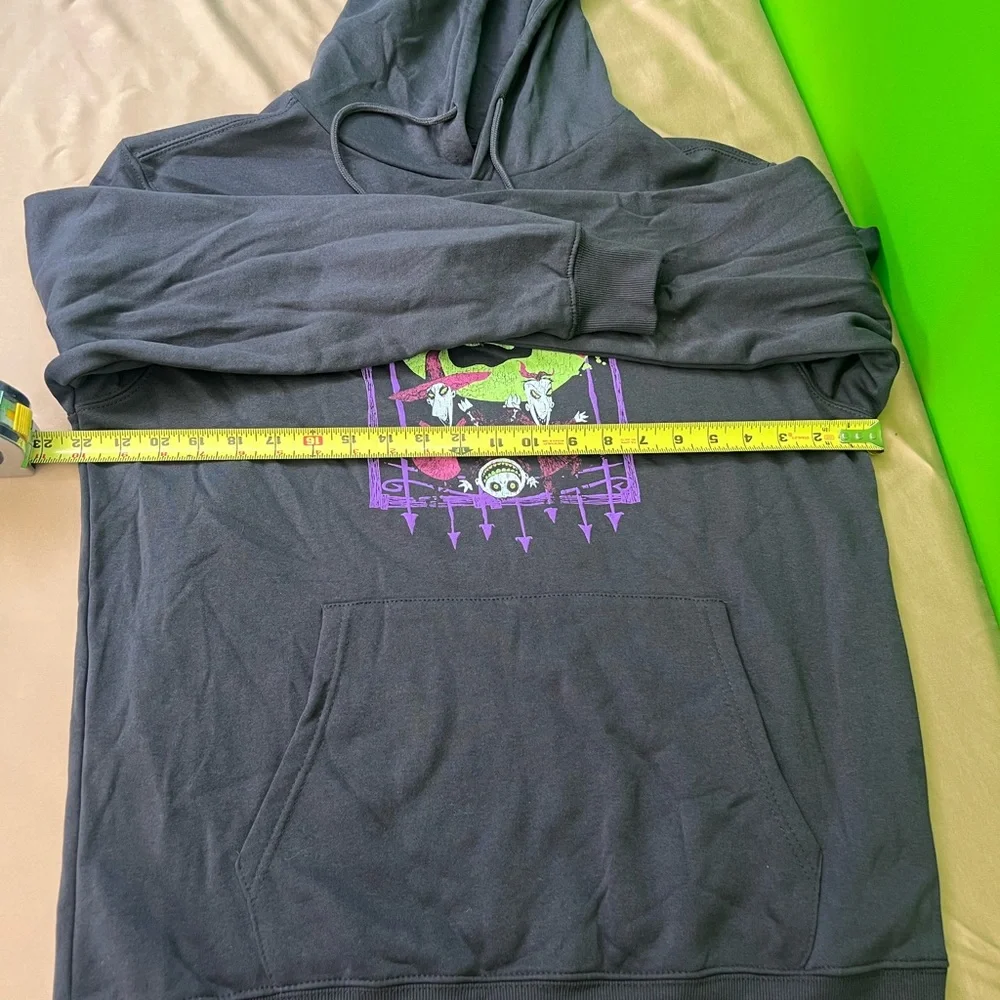 Disney Nightmare Before Christmas Oogie‎ Boogie Hoodie Black Size L